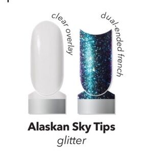 Color Street French Manicure Nail Polish Strips - Alaskan Sky Tips